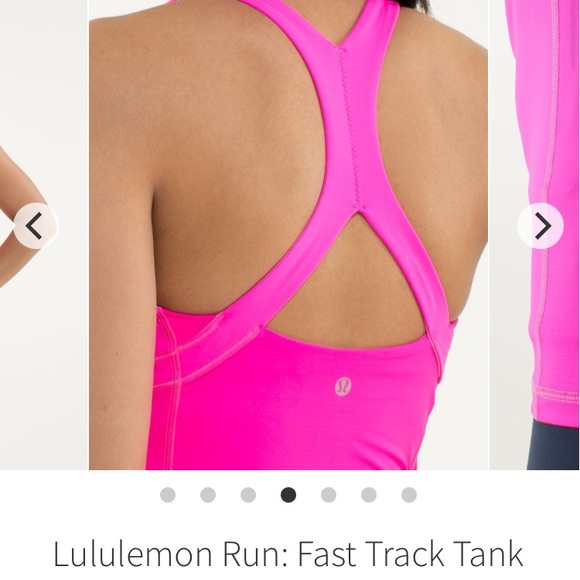 🍋HP🍋Lululemon pink fast track tank - Picture 4 of 14